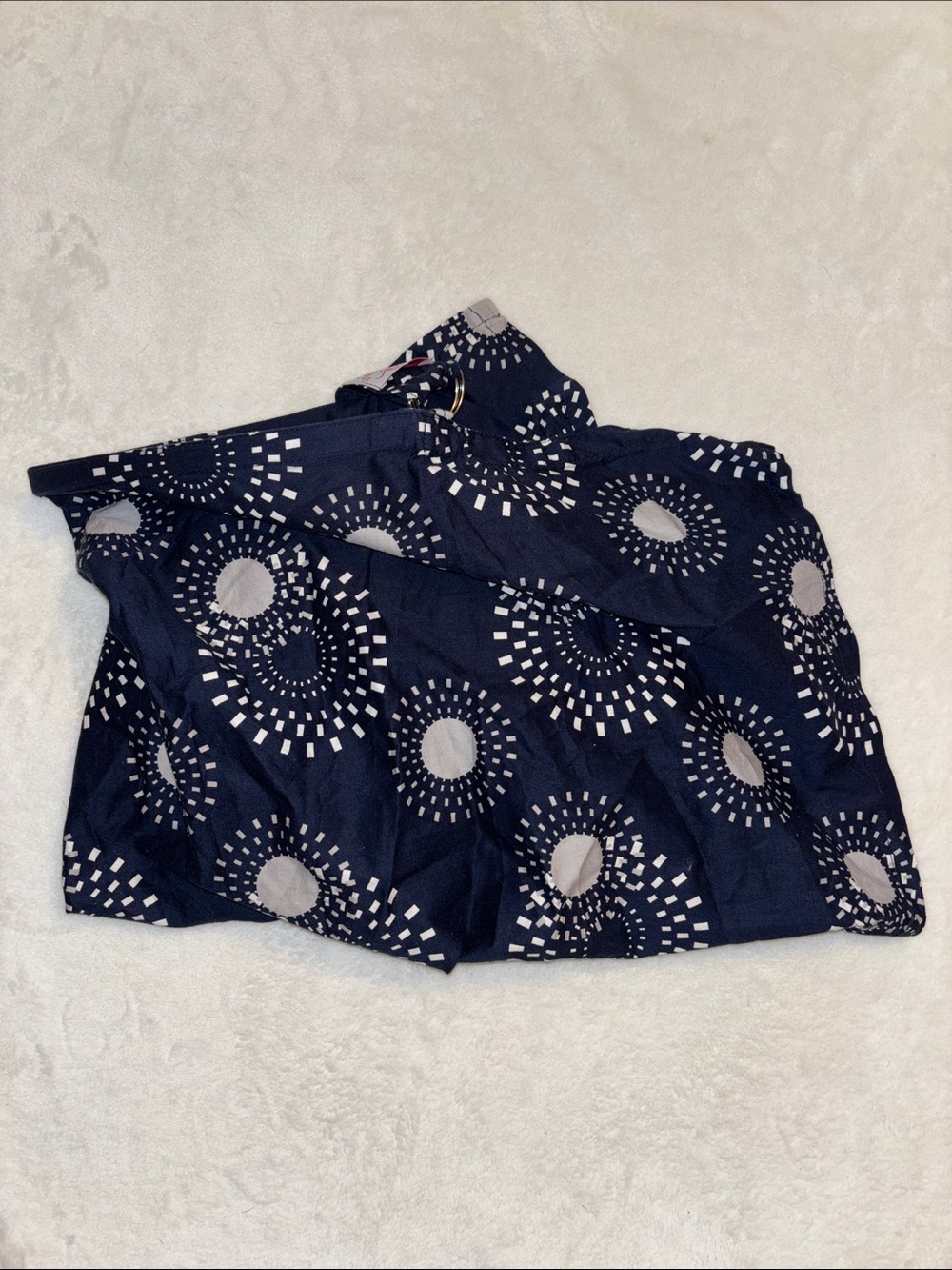Navy Sunburst feeding cover
